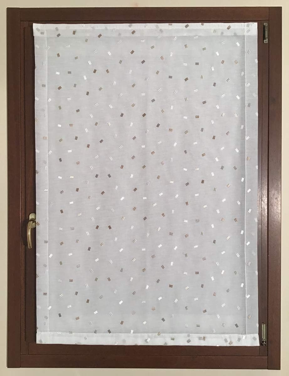 Tissu pour voilage vitrage - vendu au mètre - largeur de 40 à 90 cm - art.108