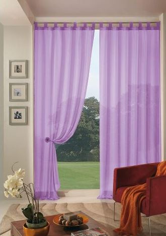 Tissu pour rideaux colorés - vendu au mètre - 100% polyester - hauteur du tissu 295 cm - art.904