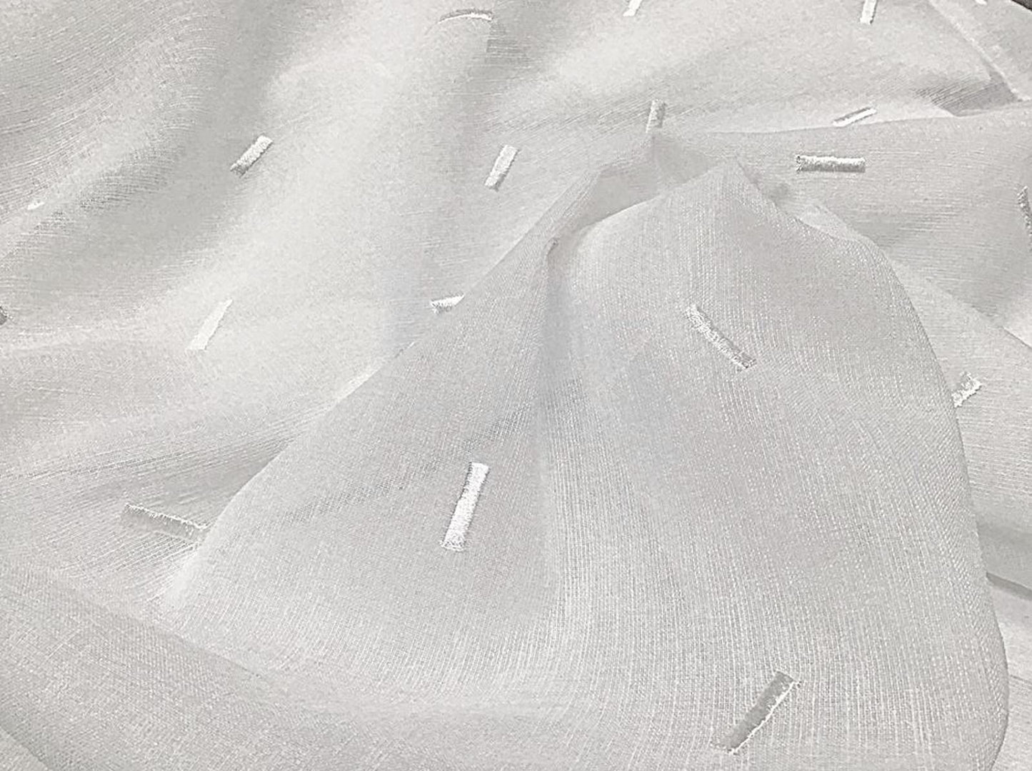 Paire de voilages vitrages - passe-tringle- - largeur 45/60/80/90 cm - blanc/rouge/gris/gris tourterelle-art.511