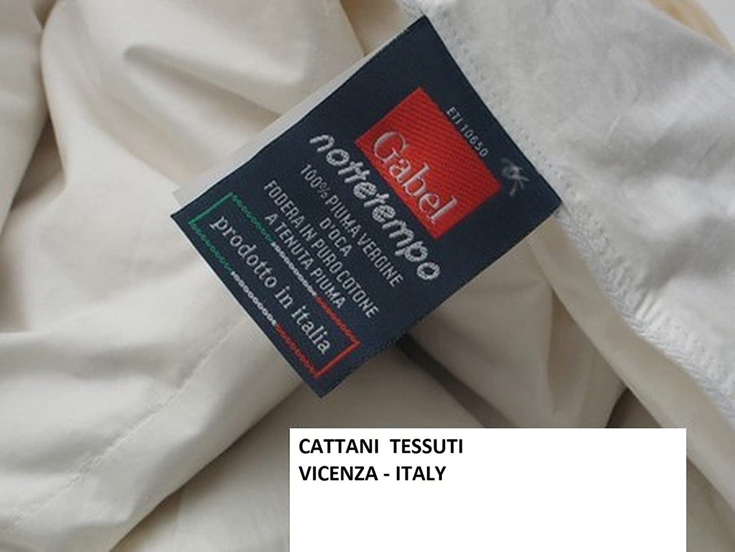 Gabel NOTTETEMPO doudoune d'oie 90/10 - 4 saisons - 155x205 cm simple