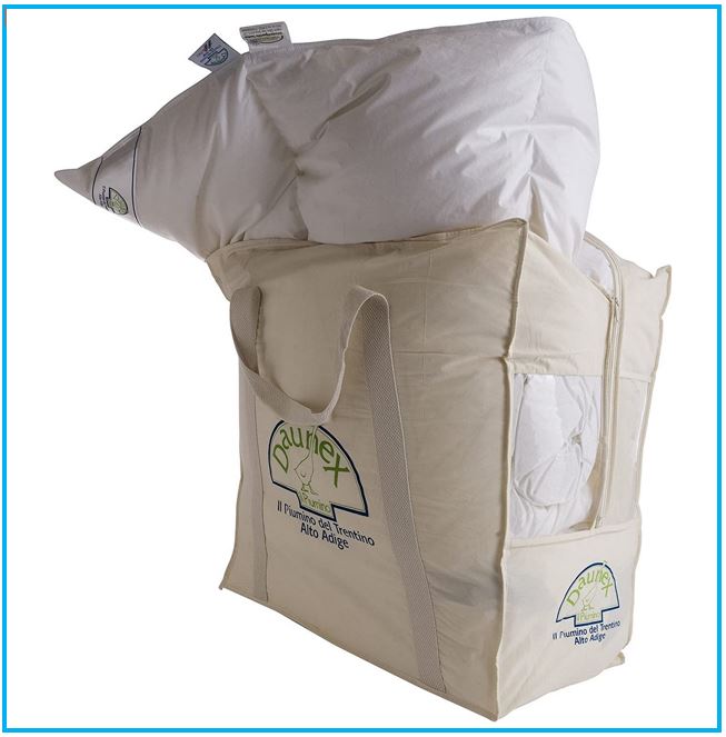 Couette en duvet d’oie DAUNEX  80% duvet blanc européen - 20% plumes blanches européennes art.Badia medium °°°