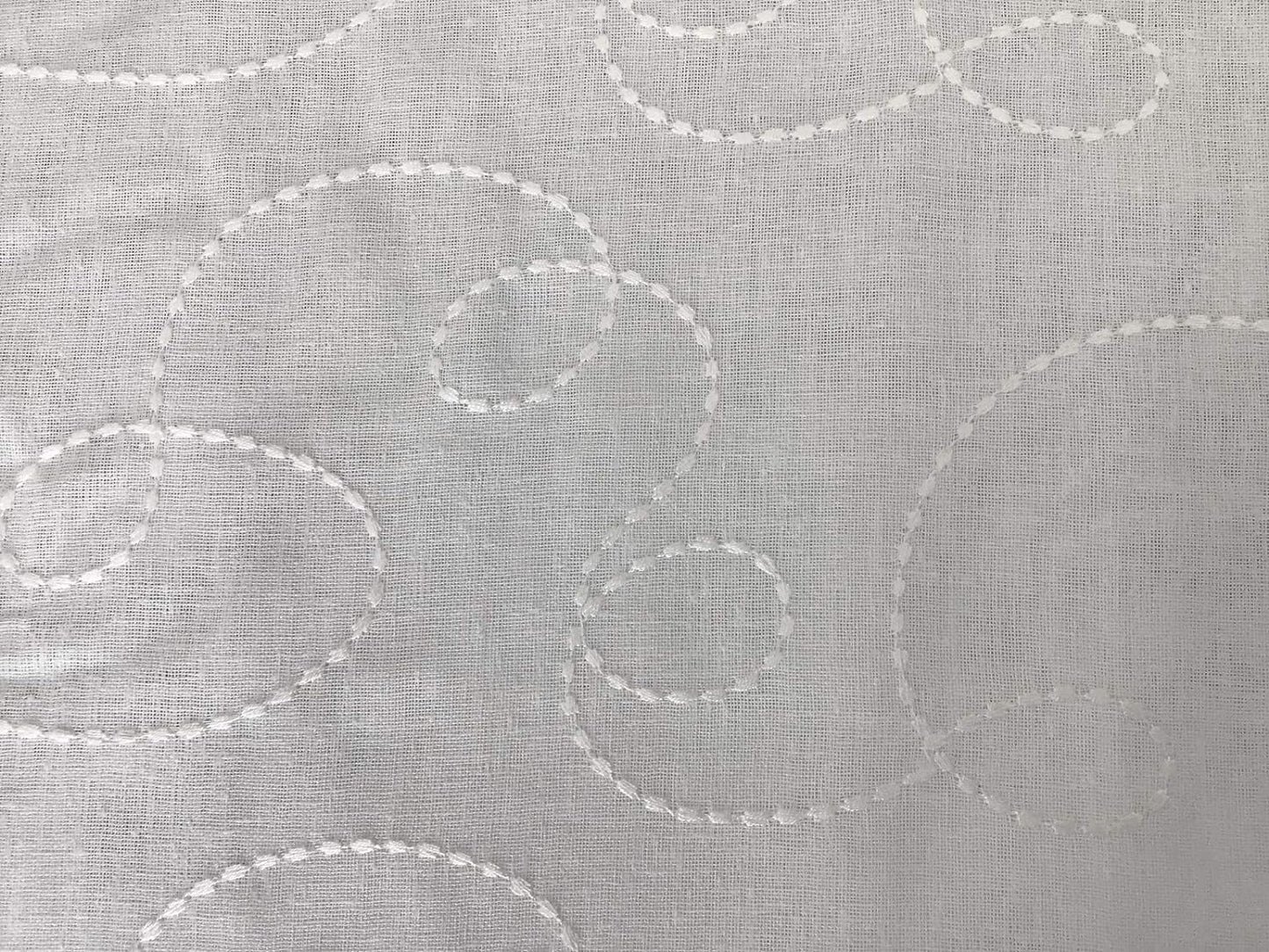 Tissu au Mètre, pour voilage vitrage, brise-bise, vitrage droit, panneau japonais, stores Romains - Largeur de 30 à 120 cm-- art.105