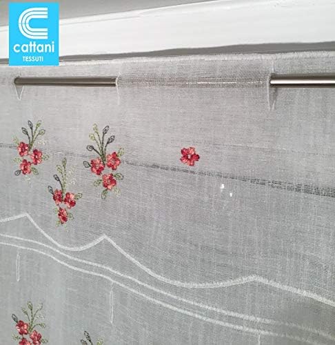 Voilage vitrage brise bise - largeur de panneau 45-60-90 cm hauteur individuelle art.asia-art.518