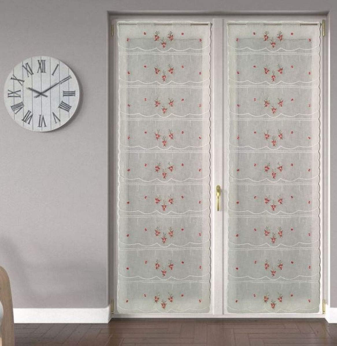 Voilage vitrage brise bise - largeur de panneau 45-60-90 cm hauteur individuelle art.706