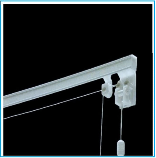 Mécanisme pour stores bateau et romains – Rail aluminium – Sur mesure – Art. 205