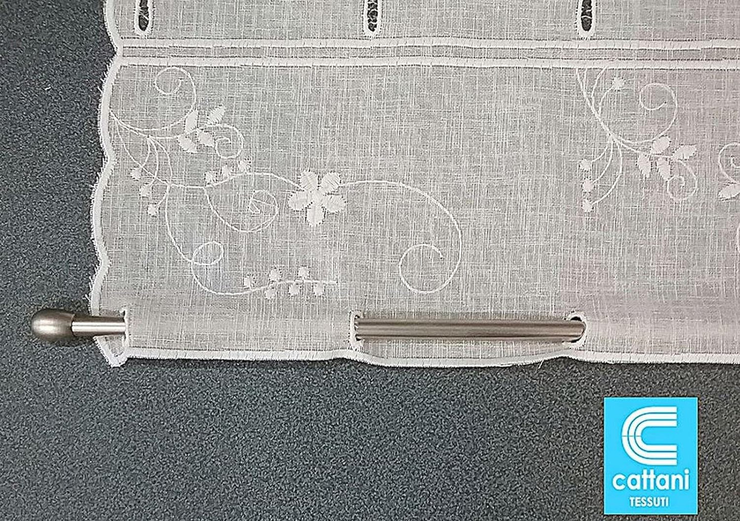 Rideau vitrage voilage brise bise - largeur du panneau 45-60-90 cm - hauteur individuelle - art.704