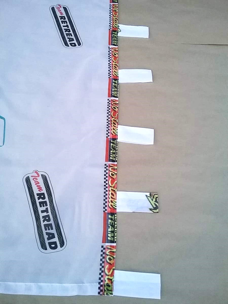 Rideaux originaux pour chambre d'enfant DISNEY CARS - bxh140x290 cm - rideaux emballés avec passants