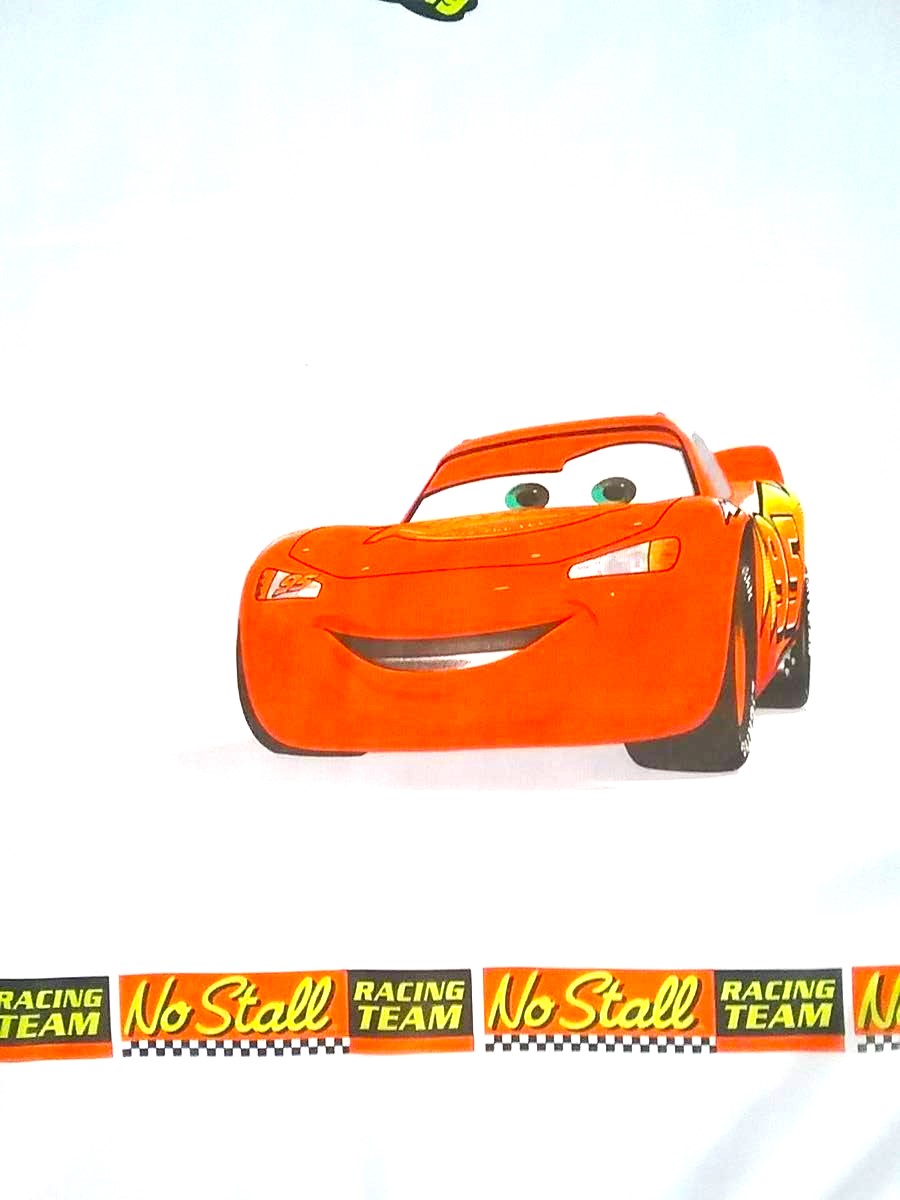 Rideaux originaux pour chambre d'enfant DISNEY CARS - bxh140x290 cm - rideaux emballés avec passants