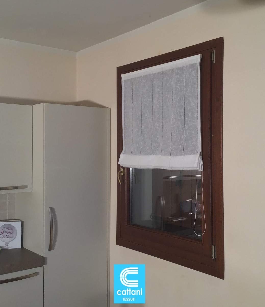 Stores bateau romains sur mesure pour fenêtre et porte - Sur mesure - Tissu Ajour - Largeur de 30 à 90 cm