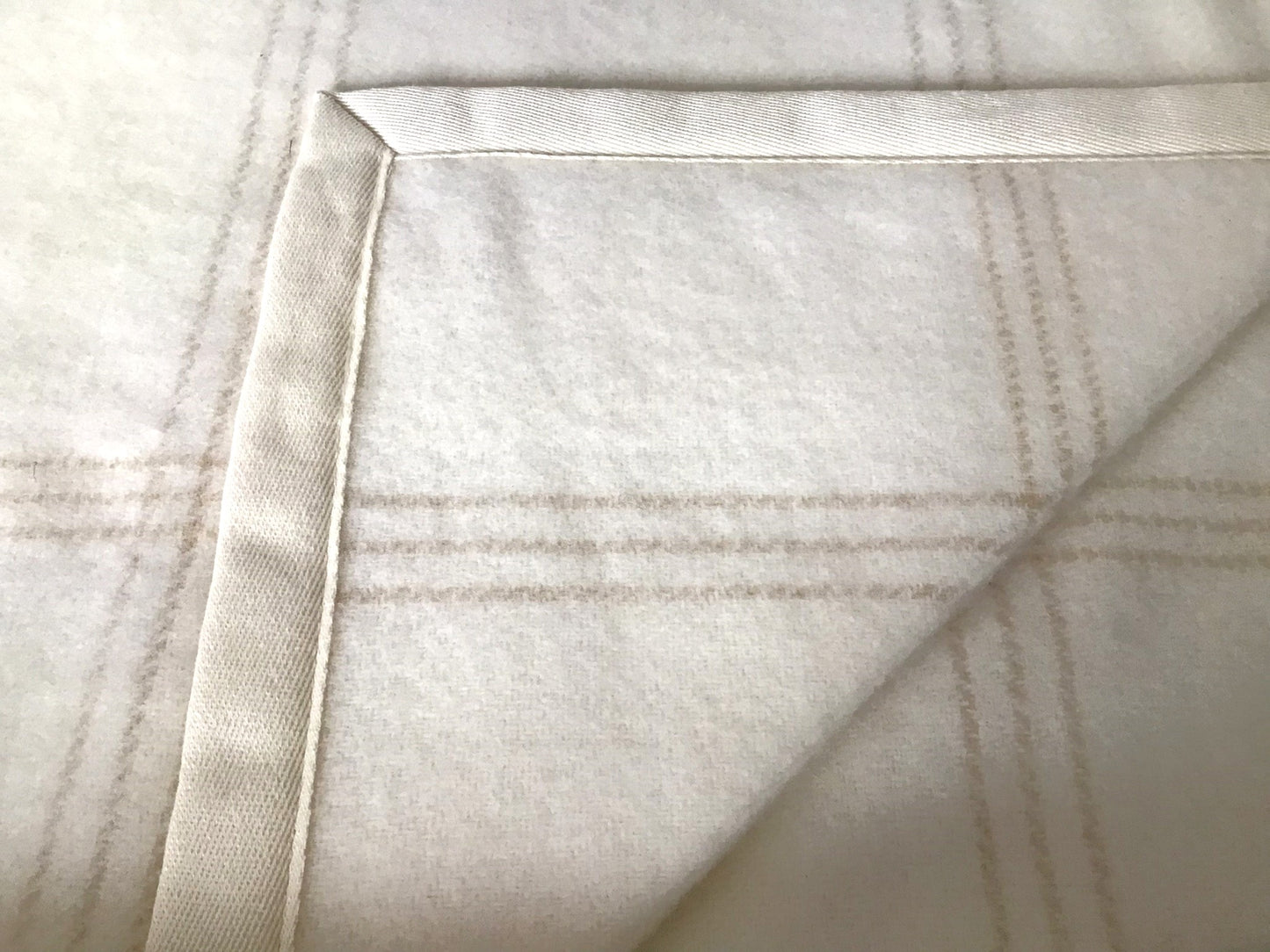 Couverture double en cachemire et mérinos - taille 260x220 cm