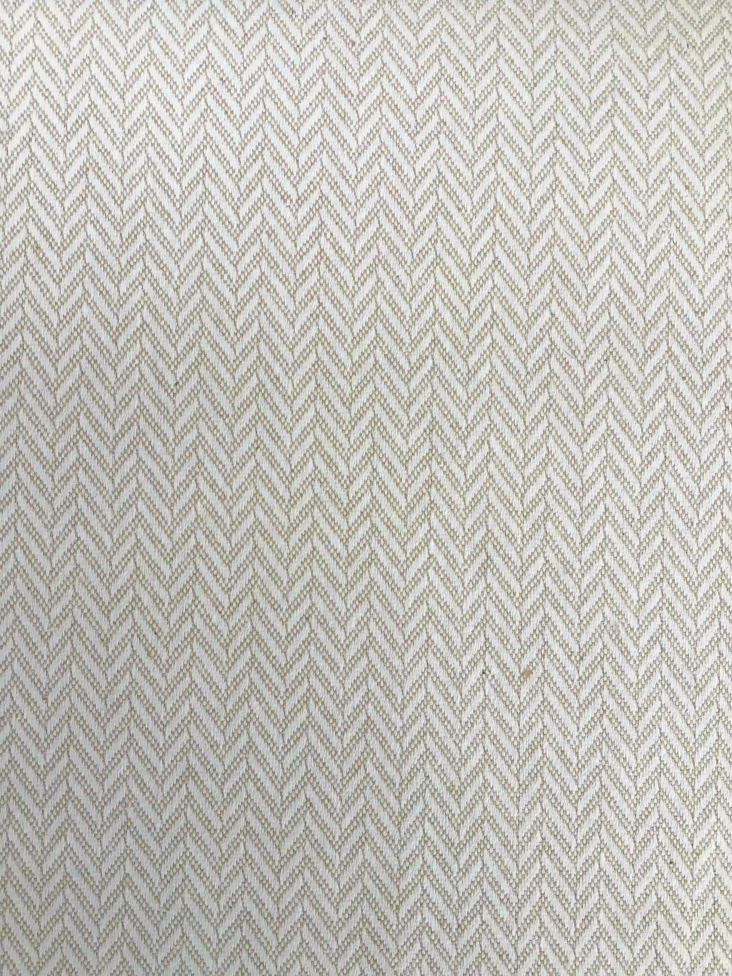 Couvre-lit double été - tissu teint en fil jacquar - beige