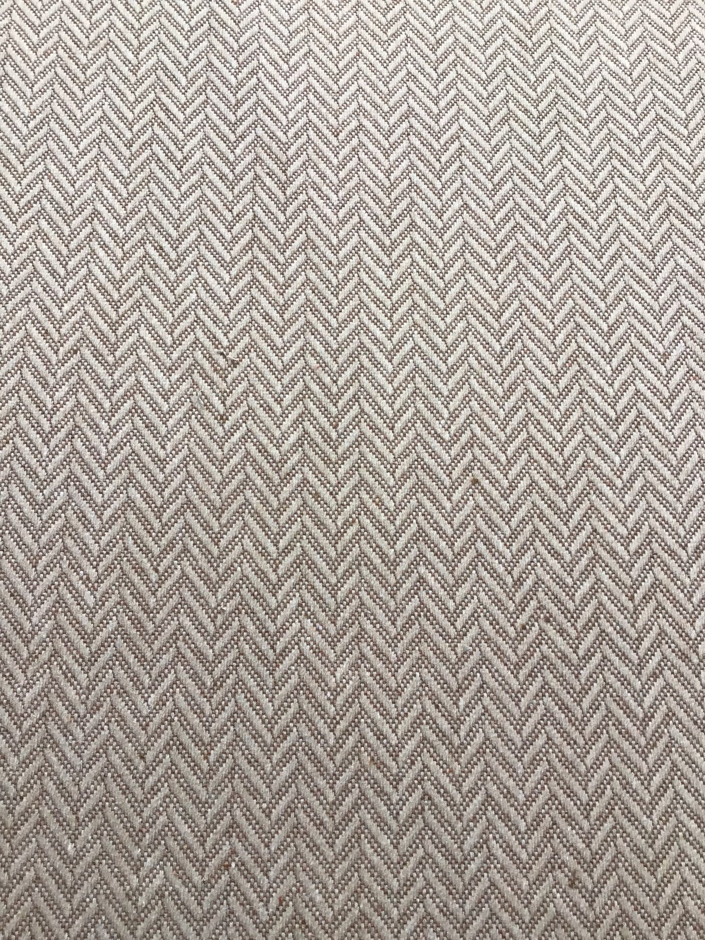 Couvre-lit double été - tissu teint en fil jacquar - taupe