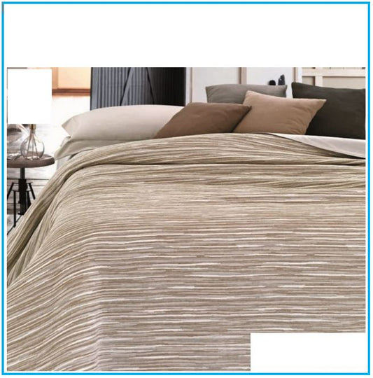 Couvre-Lit Double Mi-Saison Et Été - Tissu Jacquard Matelassé