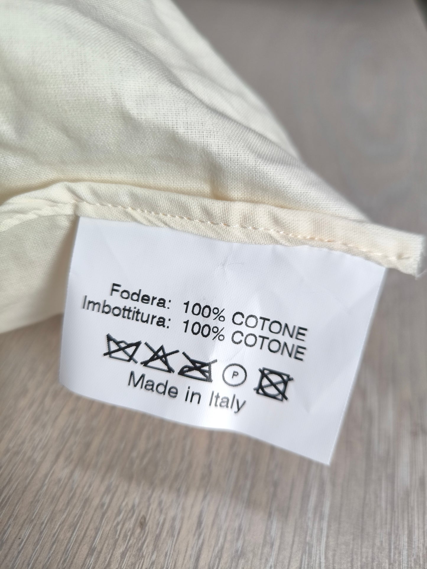 Oreillers de lit en coton naturel – Intérieur et housse 100% coton – 50x80 cm, Épaisseur 13 cm
