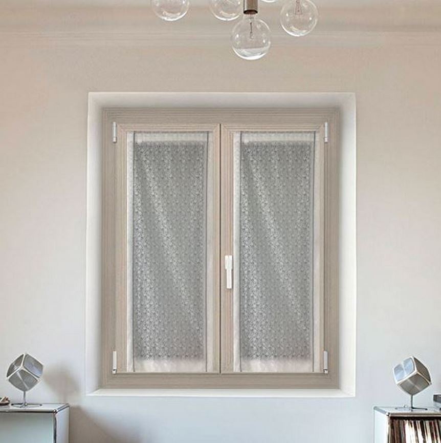 Paire voilages vitrage - largeur 45/60/90 cm - longueur sur mesure 