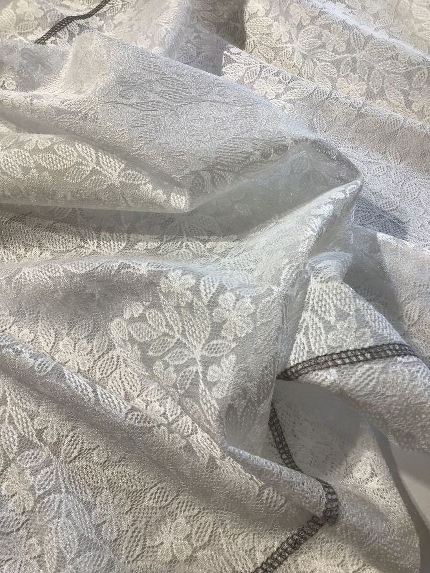 Paire voilages vitrage - largeur 45/60/90 cm - longueur sur mesure 