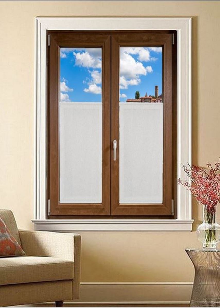 Paire de voilages vitrages brise bise - passe-tringle - hauteur 60/90/120/160/180/200 - tissu effet lin blanc - longueur sur mesure - art.529