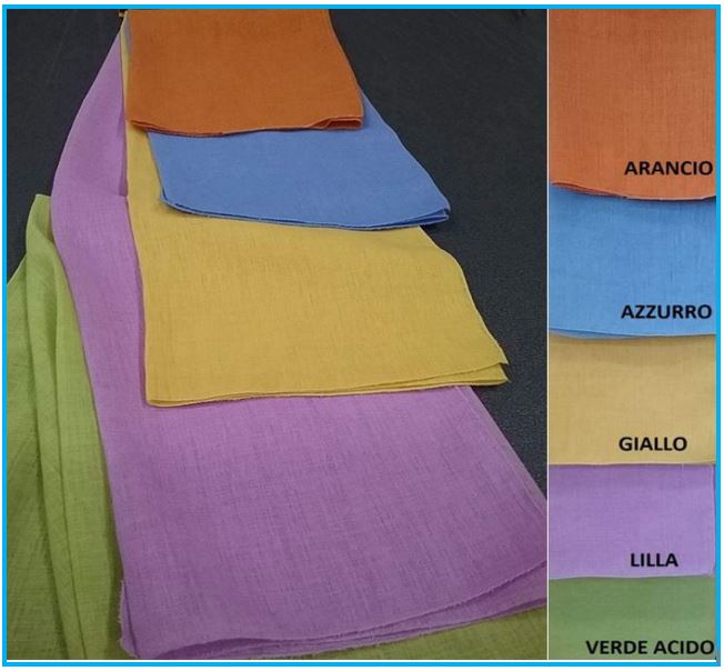 Tissu pour rideaux colorés - vendu au mètre - 100% polyester - hauteur du tissu 295 cm - art.904