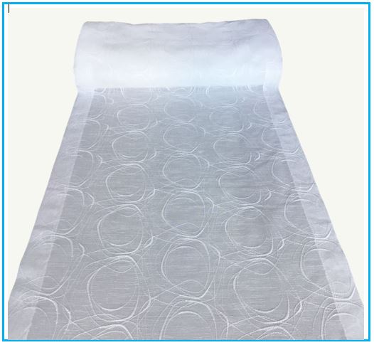 Tissu au mètre , pour voilage vitrage , brise-bise, vitrage droit, panneau japonais, stores romains Largeur de 40 à 90  cm Art.109
