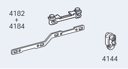 Rail en aluminium MOTTURA ARCO 490/2 pour rideaux drapés lourds – Sur mesure – Art. 200
