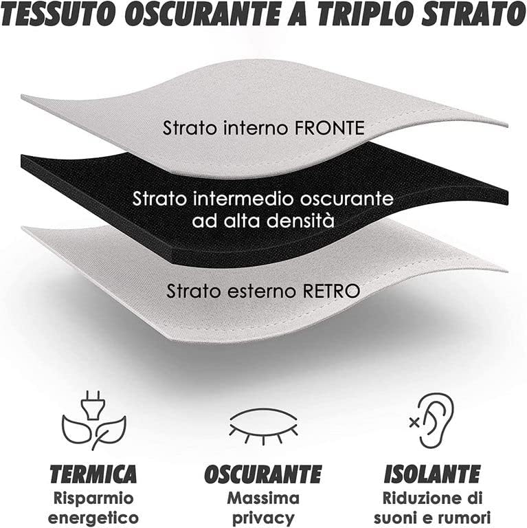 Tissu pour rideaux occultants - vendu au mètre -
