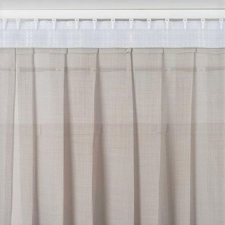 Voilage intérieurs sur mesure avec finition plis simples cousus - coloris lin-art.401