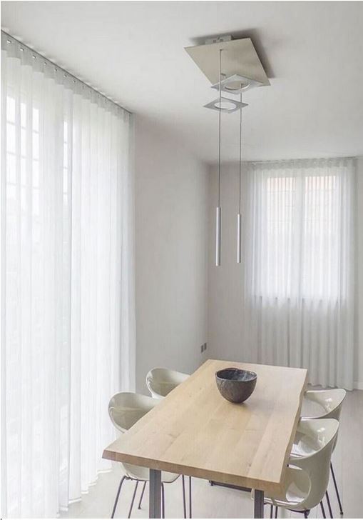 Rail en aluminium Wave pour rideaux voilage – Sur mesure