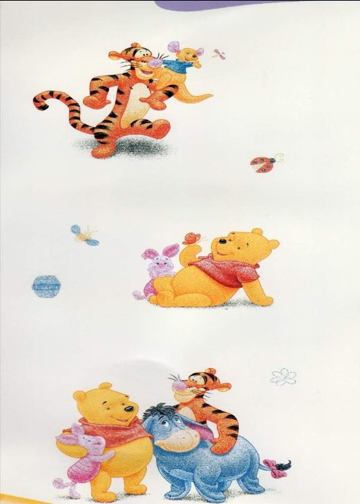 Rideaux chambre enfant originaux DISNEY Tigrou&amp;Pooh - bxh140x290 cm