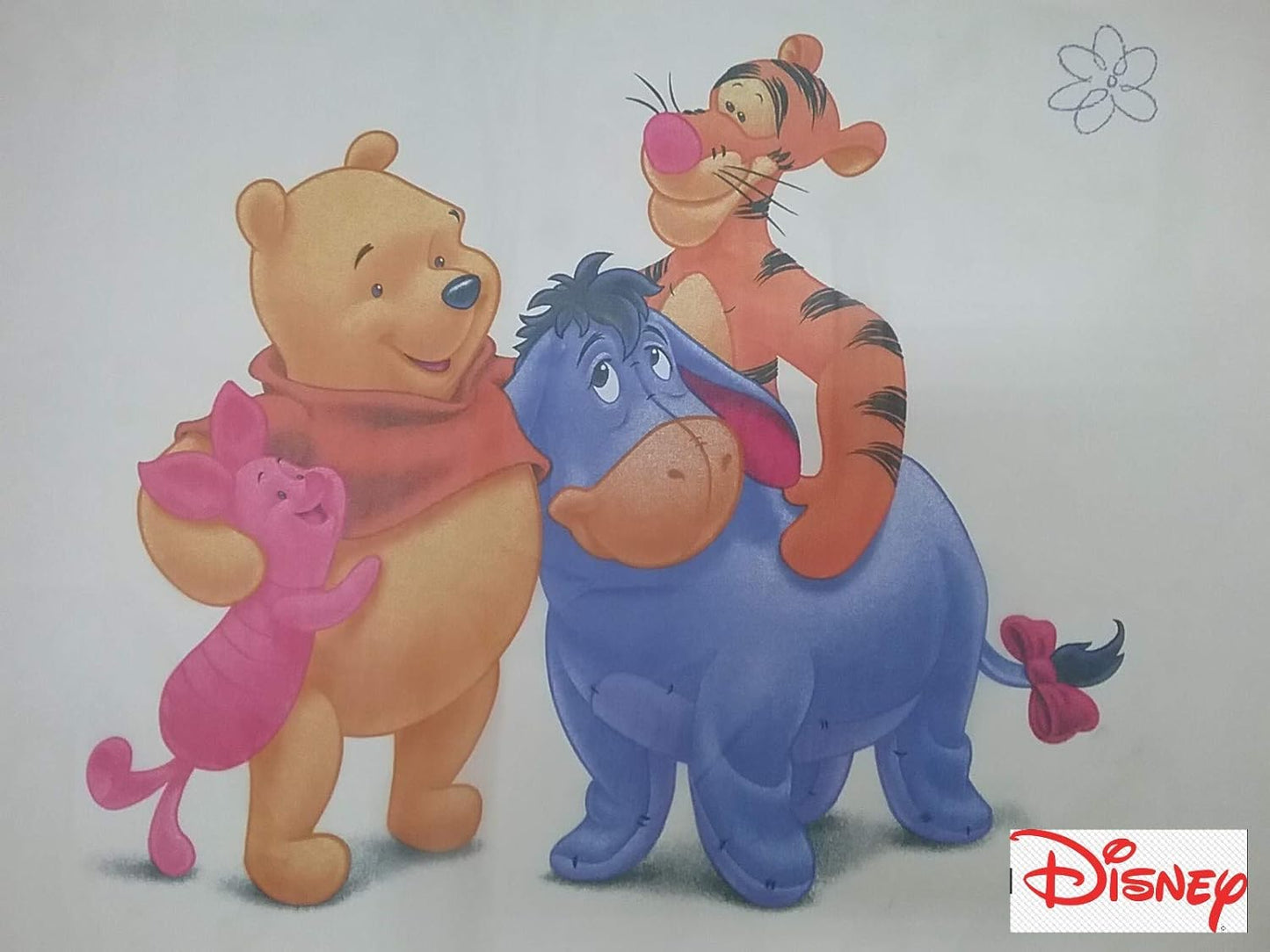 Rideaux chambre enfant originaux DISNEY Tigrou&amp;Pooh - bxh140x290 cm