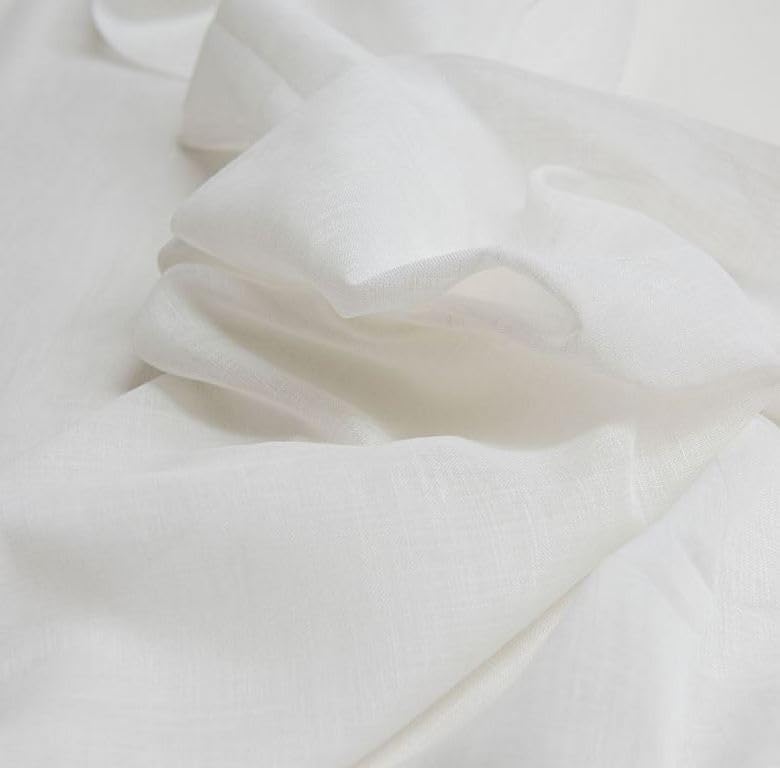 Voilage intérieurs sur mesure avec finition plis simples cousus - coloris blanc - art.402