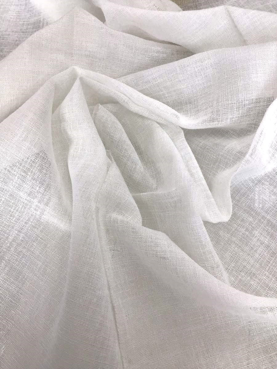 Tissu pour rideaux au mètre - 100% polyester effet lin - hauteur du tissu 320 cm - art.903