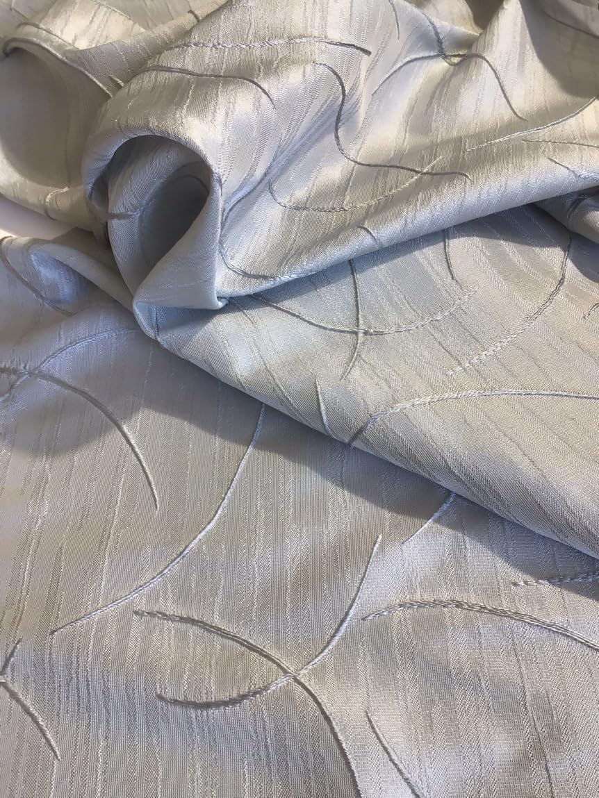 Paire de voilages rideuax vitrages - passe-tringle - tissu de revêtement d'intimité - largeur 45/65/90 cm longueur sur mesure - art.503